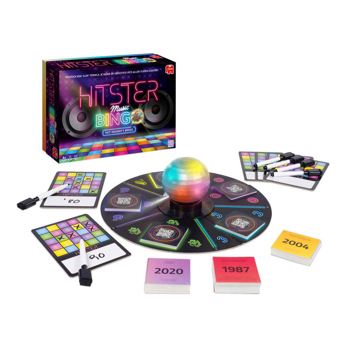 Jumbo hitster bingo board game