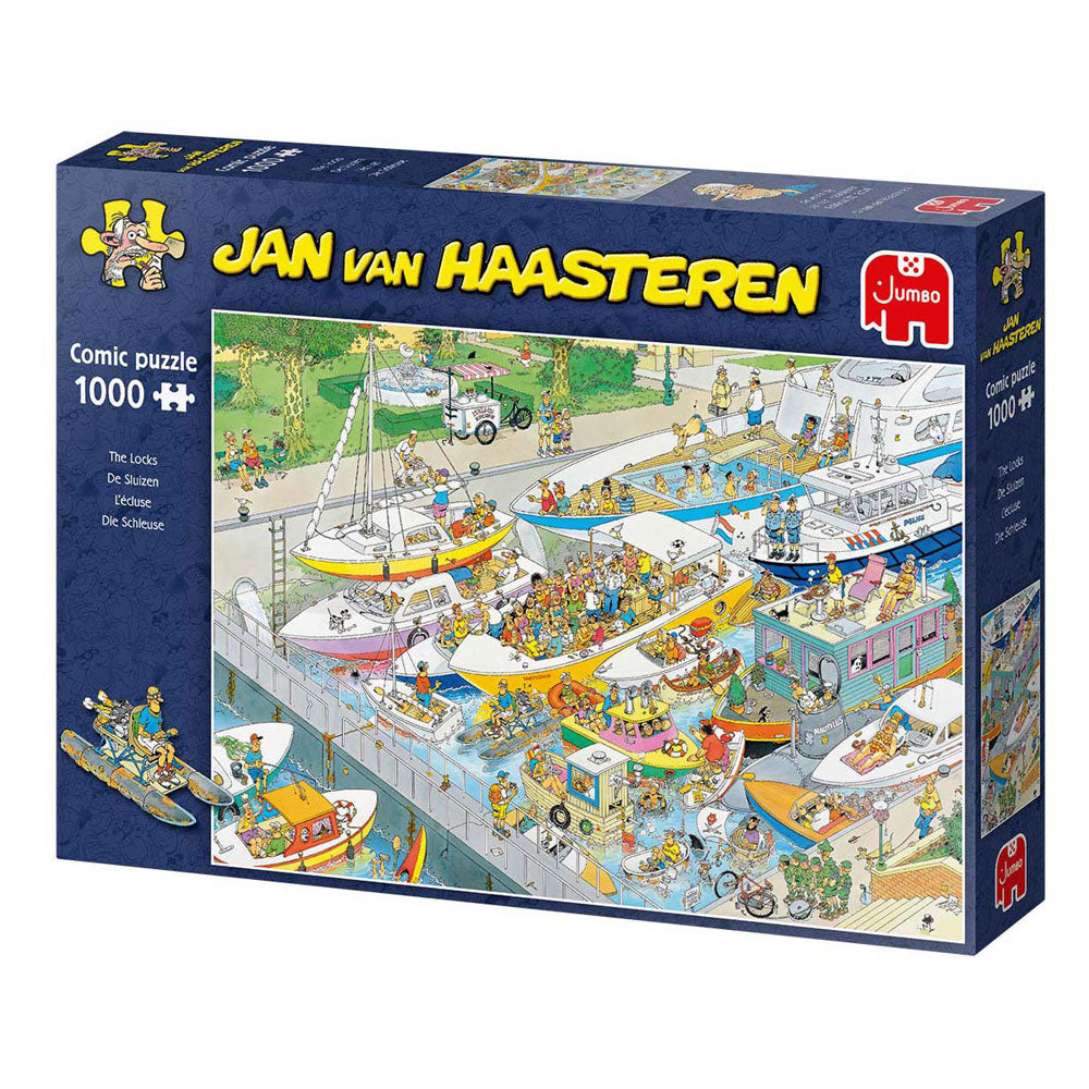 Jumbo Jan van Haasteren jigsaw puzzle - the locks, 1000 pieces.
