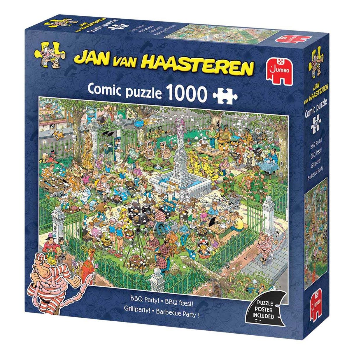 Jan van Haasteren jumbo puslespil JVH BBQ fest! 1000 stk