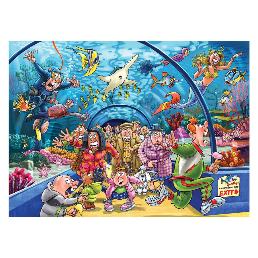 Wasgij original 43 jigsaw puzzle - not in the hook, 1000 pcs.