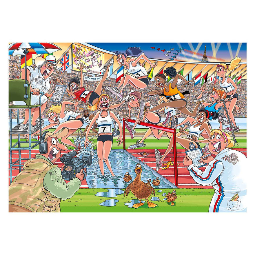 Puzzle Jumbo wasgij oryginalne 44 - letnie zabawy!, 1000 elementów.