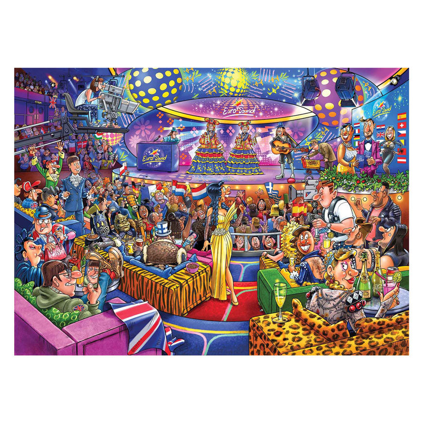 Jumbo Wasgij Mystery 25 – Eurosound Contest!, 1000 Stück.