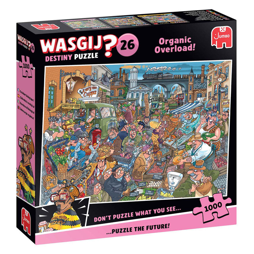Jumbo wasgij destiny 26 jigsaw puzzle - bursting with bio!, 1000 pcs.