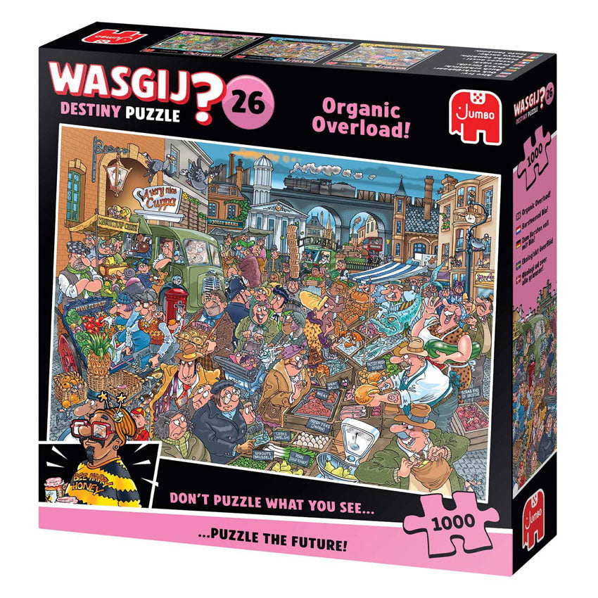 Jumbo wasgij destiny 26 jigsaw puzzle - bursting with bio!, 1000 pcs.