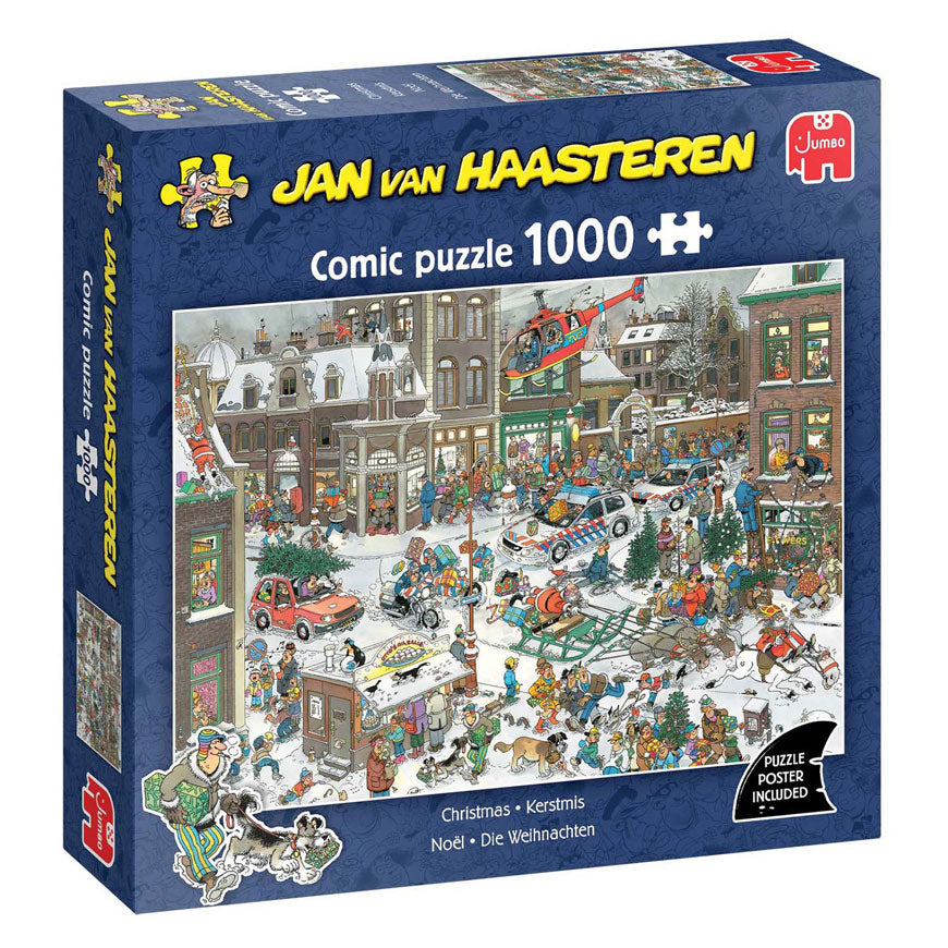 Puzzle Jumbo Jan van Haasteren - Natale, 1000 pezzi.
