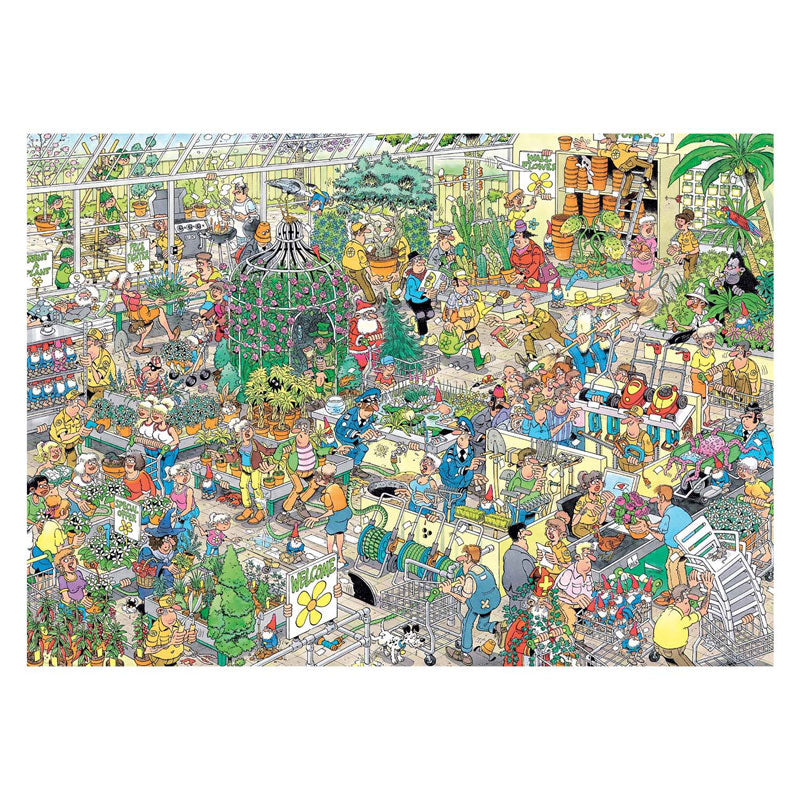 Jan van Haasteren jigsaw puzzle - the garden center, 1000 pieces.