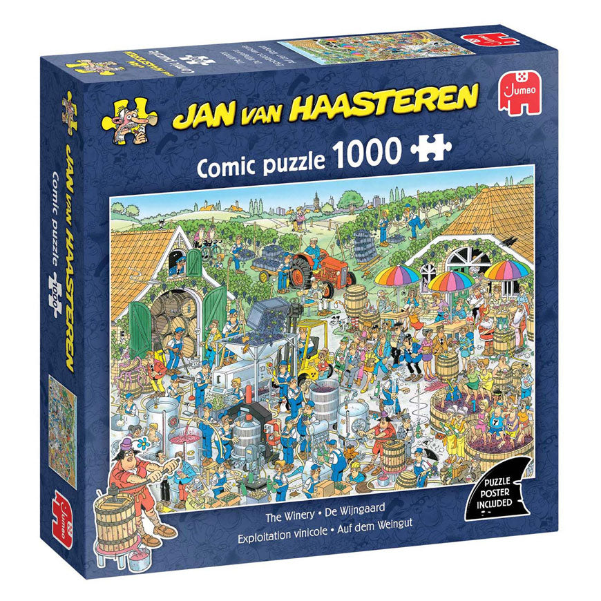 Skládačka Jumbo Jan van Haasteren - vinařství, 1000 ks.