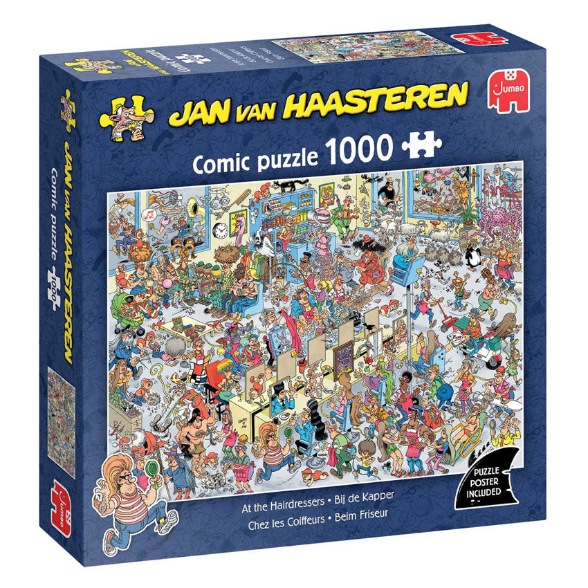 Jumbo Jan van Haasteren jigsaw puzzle - at the hairdresser, 1000 pcs.