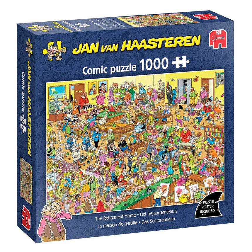 Jan van Haasteren jigsaw puzzle - the retirement home, 1000 pcs.