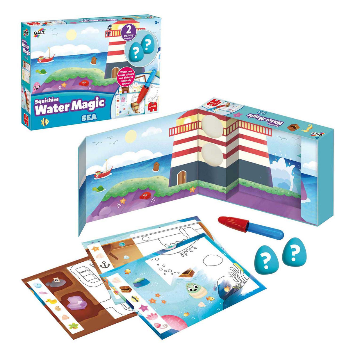 Jumbo vodní magie rozbíjí mořské živočichy