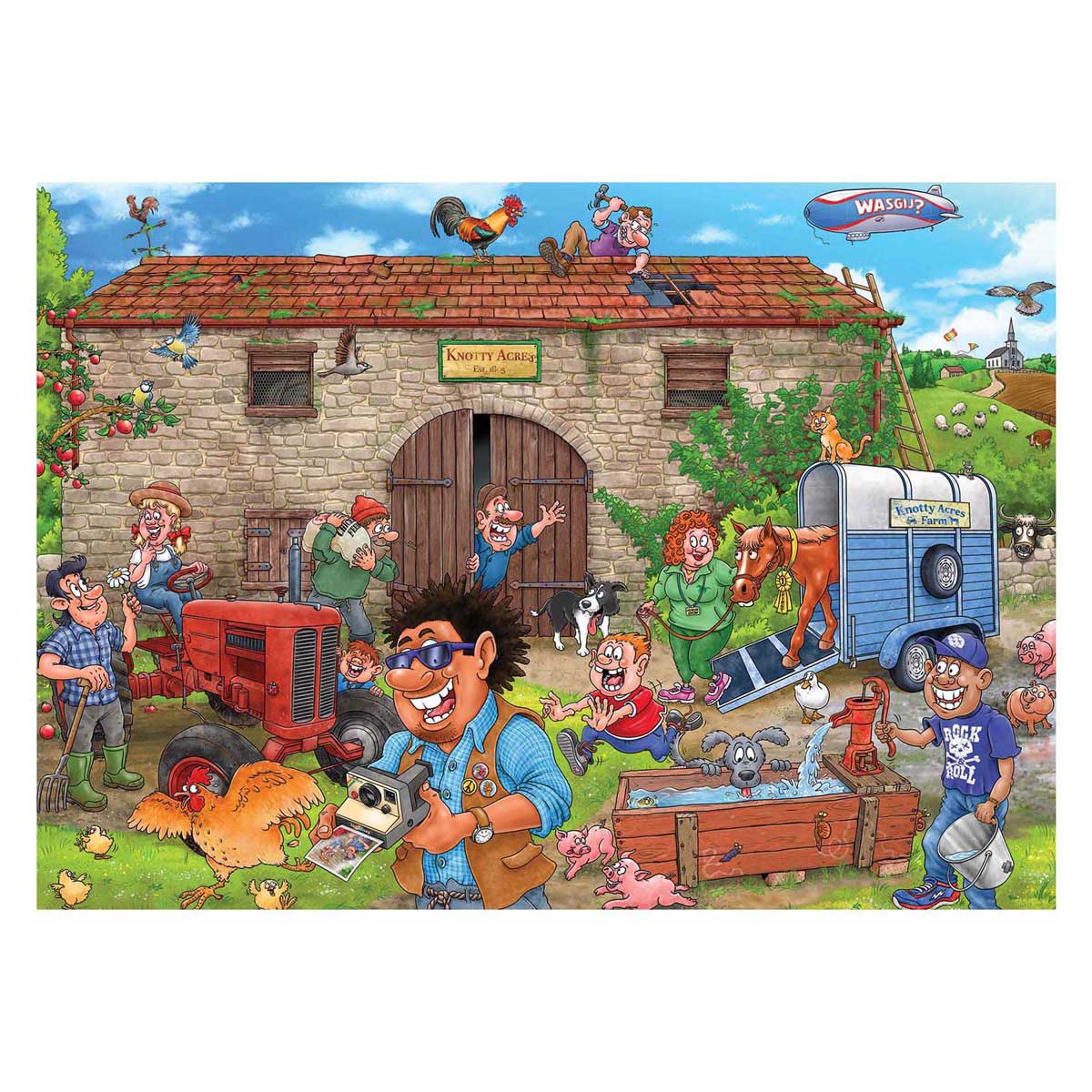 Jumbo Wasgij Destiny 30 - A Happy Harvest! - 1000 pcs.