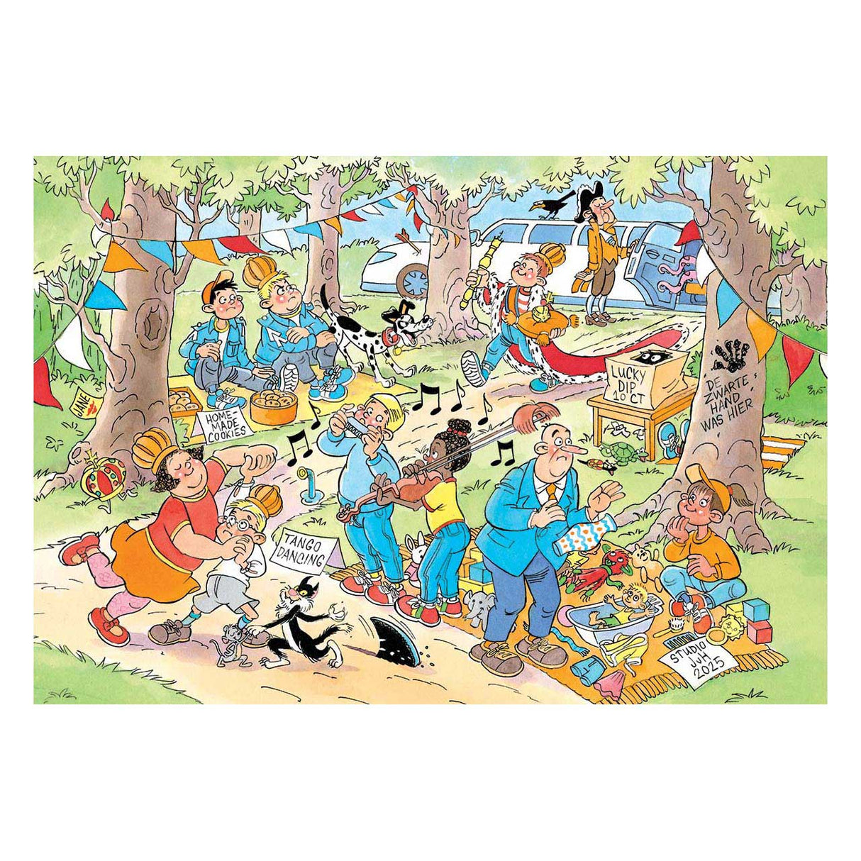 Jumbo puzzle Jan van Haasteren junior flea market (240)