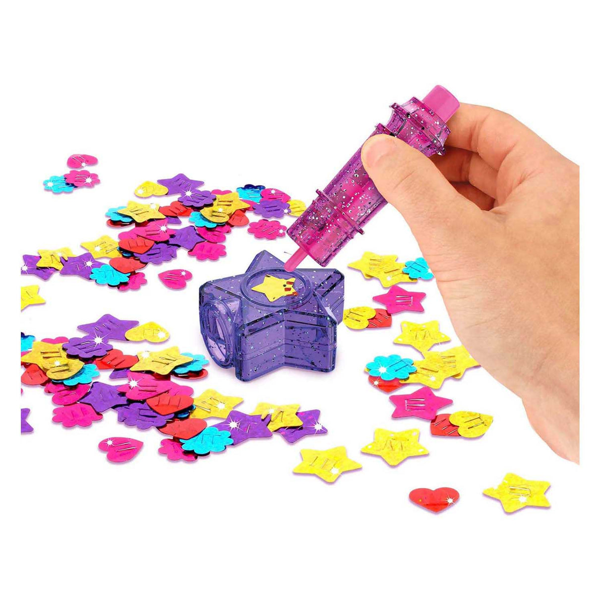 Jumbo Funlockets Secret Mirror with Hair Glitter