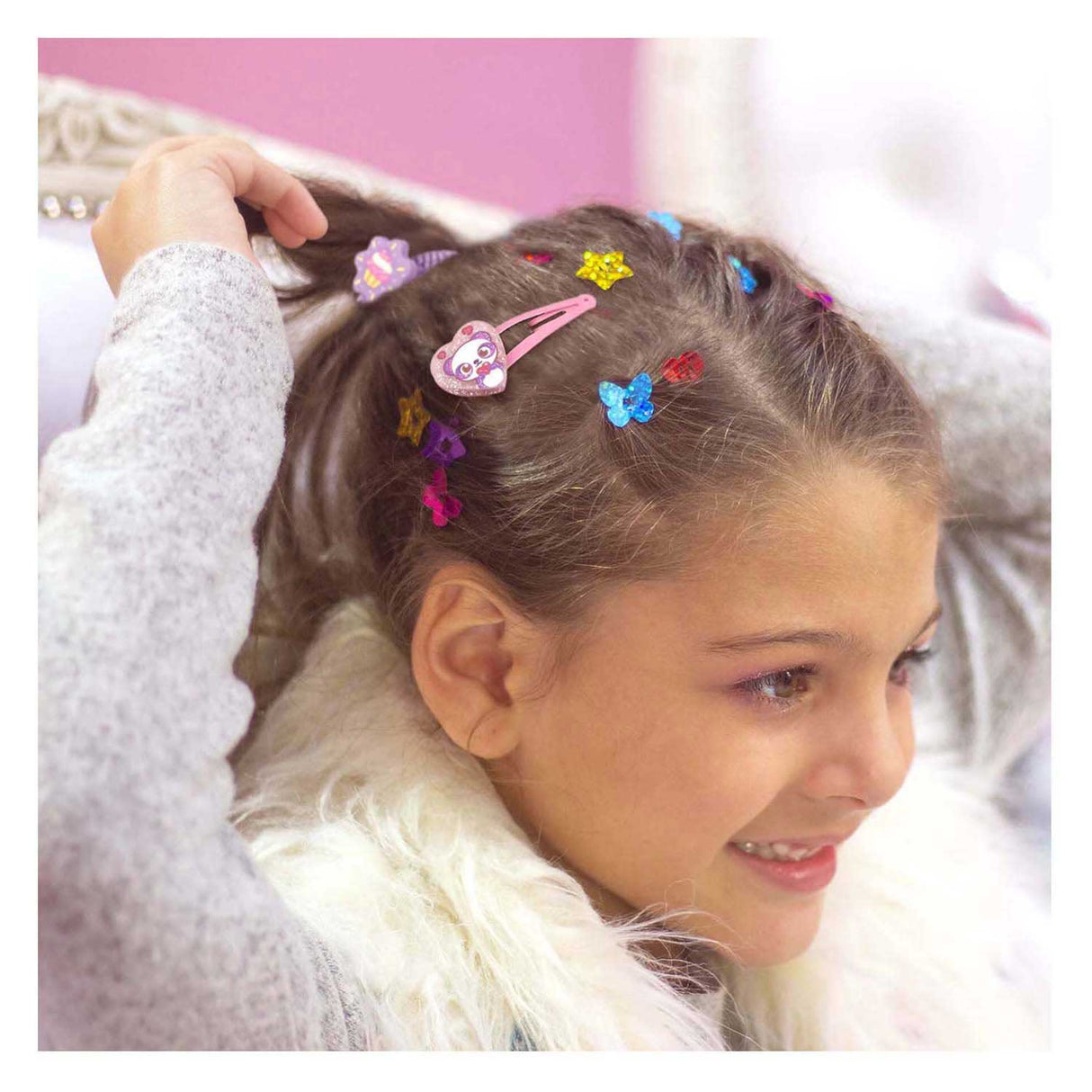 Jumbo Funlockets Secret Mirror with Hair Glitter