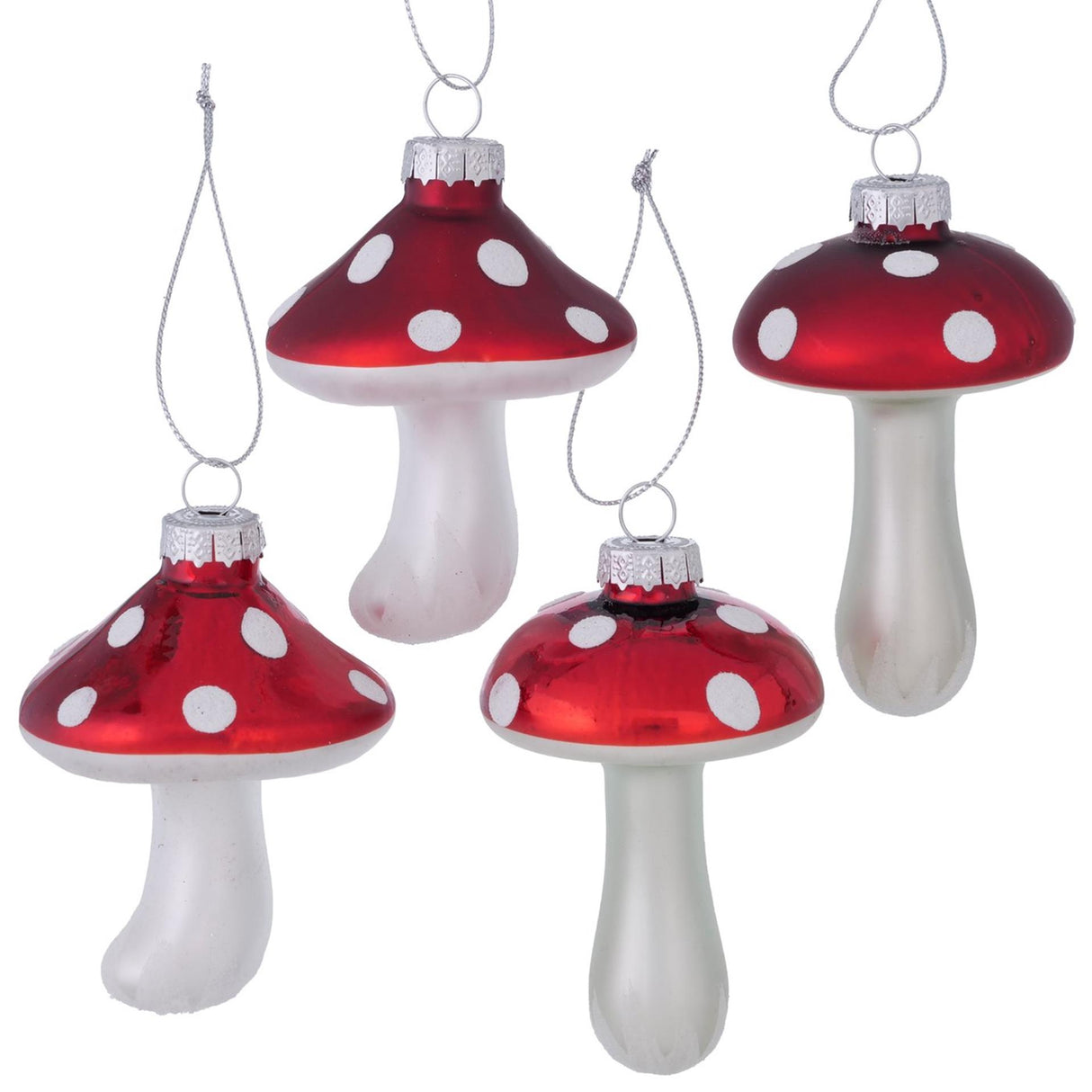 Boltze home kersthanger paddenstoel milian glas 10cm