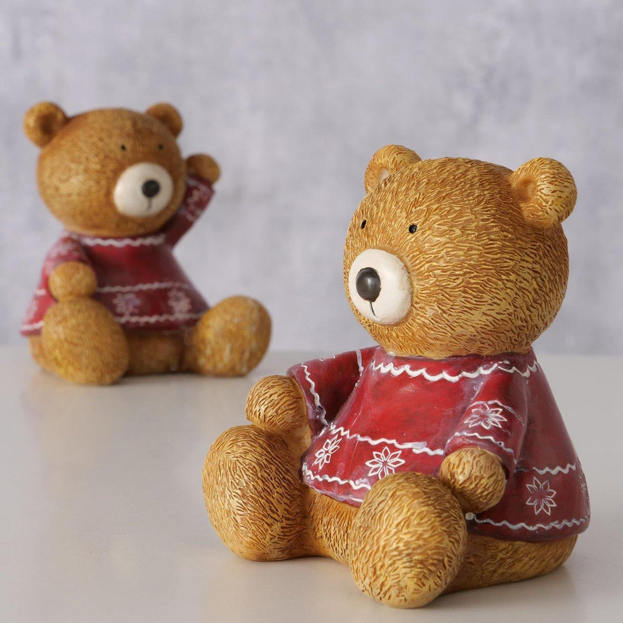 Boltze home figuur beer ø10xh11cm