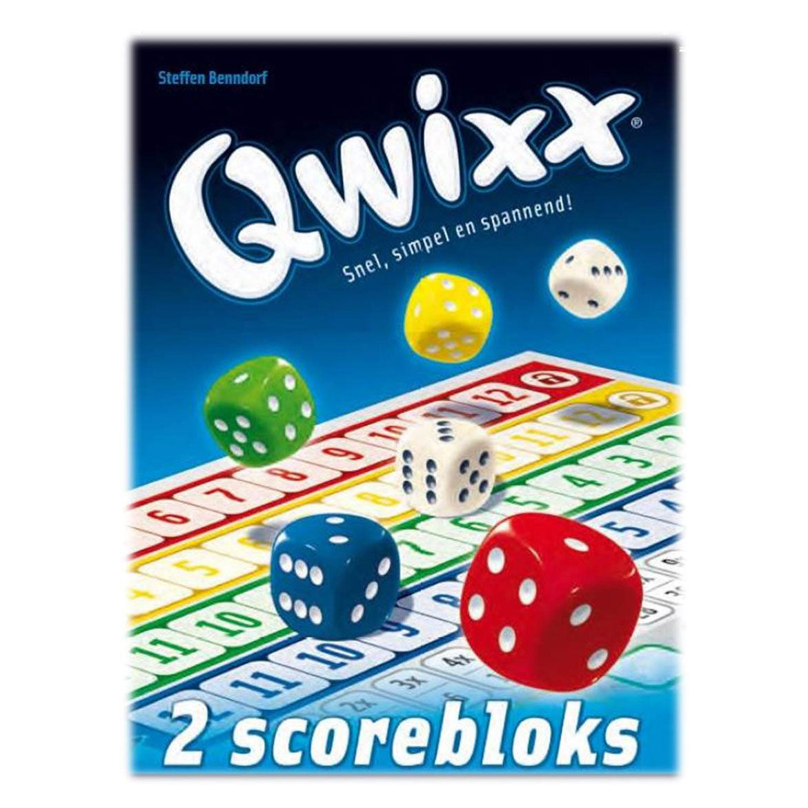 Cluichí Goblin Bán Qwixx Bloks