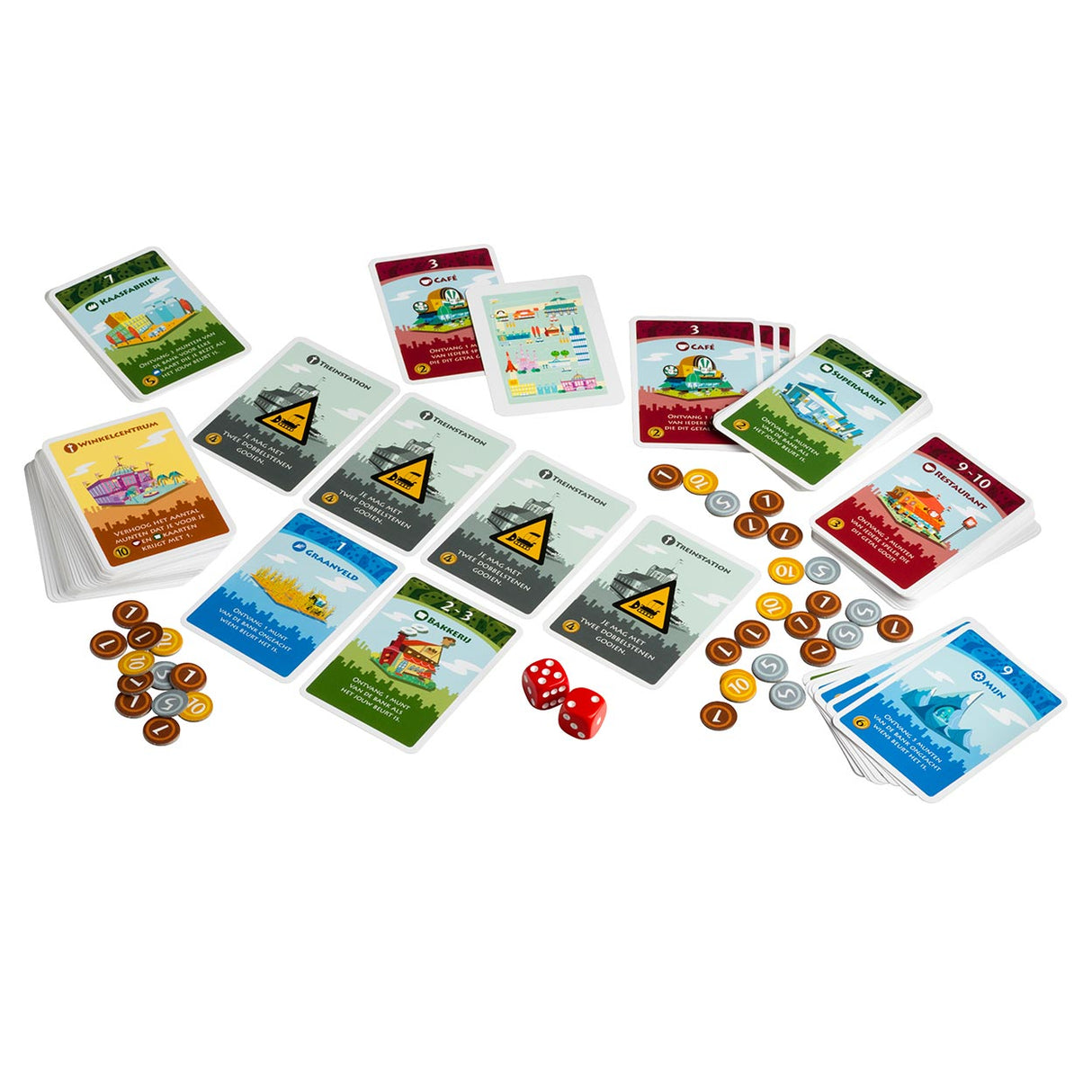 White Goblin Games Machi Koro dice game