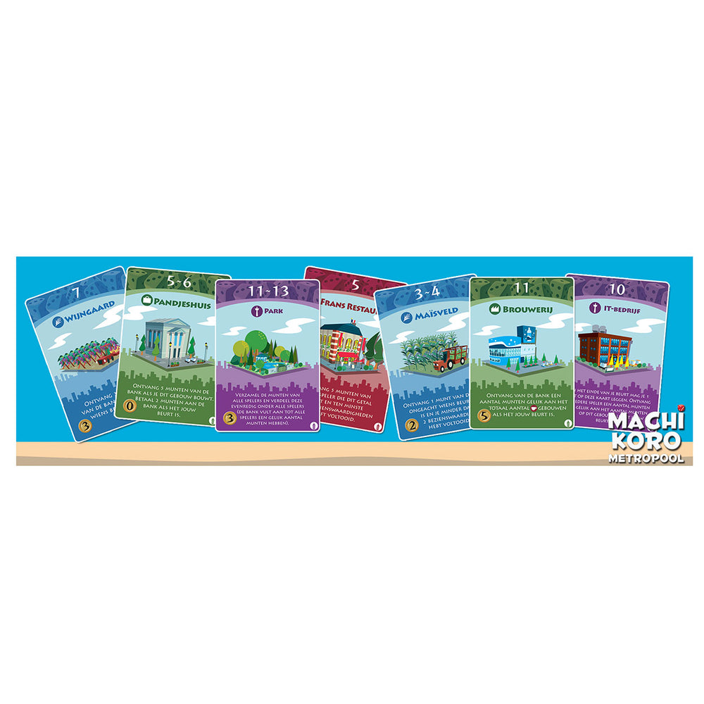 Games de gobelin blancs Machi Koro Expansion Metropolis