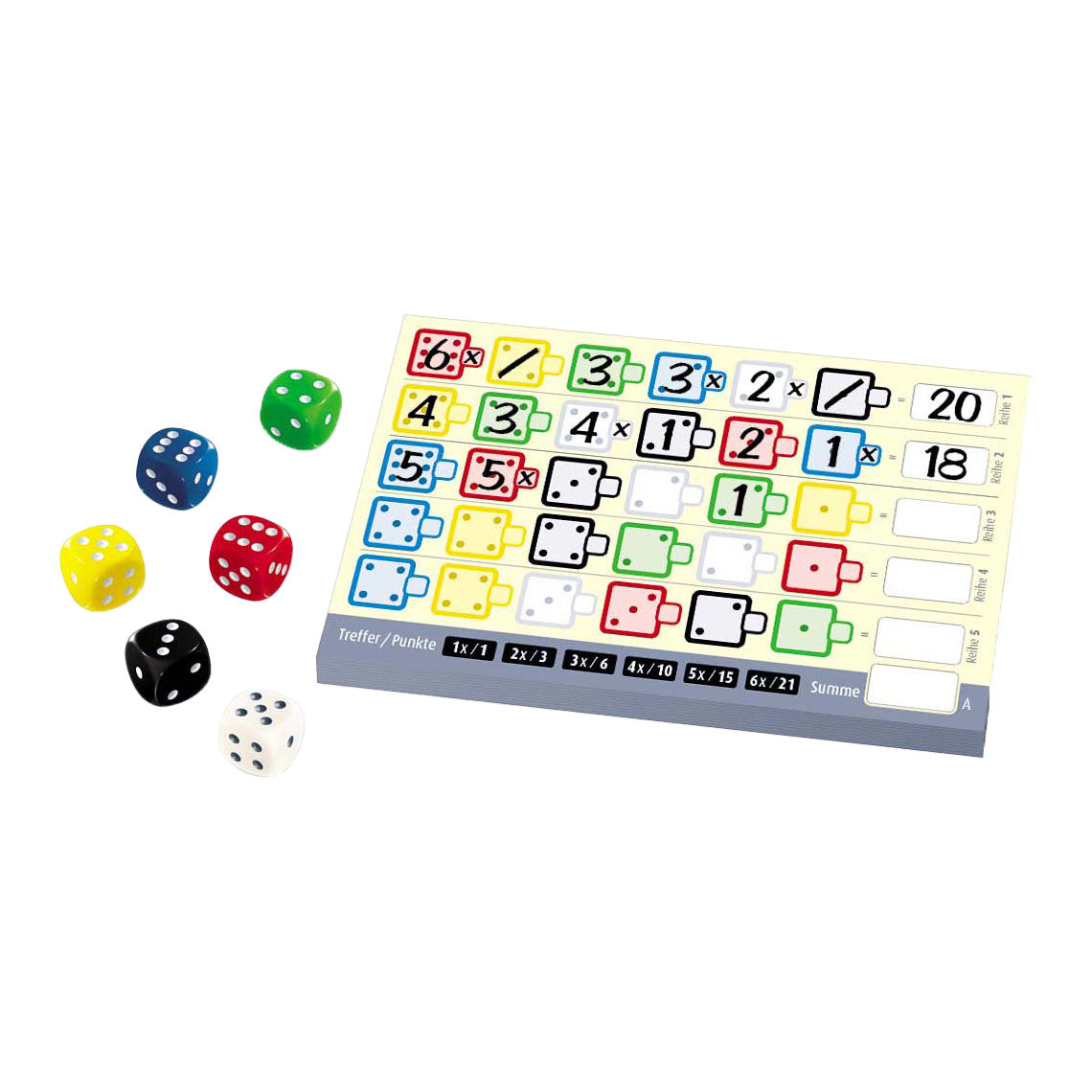 White goblin games twenty one 21 dobbelspel