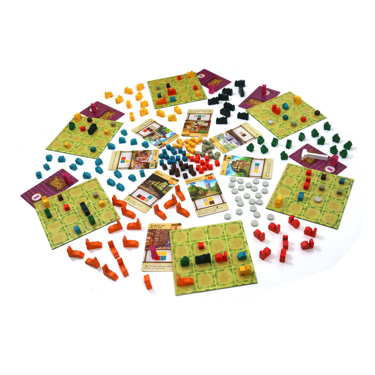 Valkoinen peikko pelit Tiny Towns -lautapeli