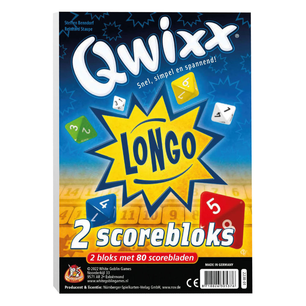 White Goblin Games Qwixx Longo Bloks (zusätzliche ScoreBlocks)