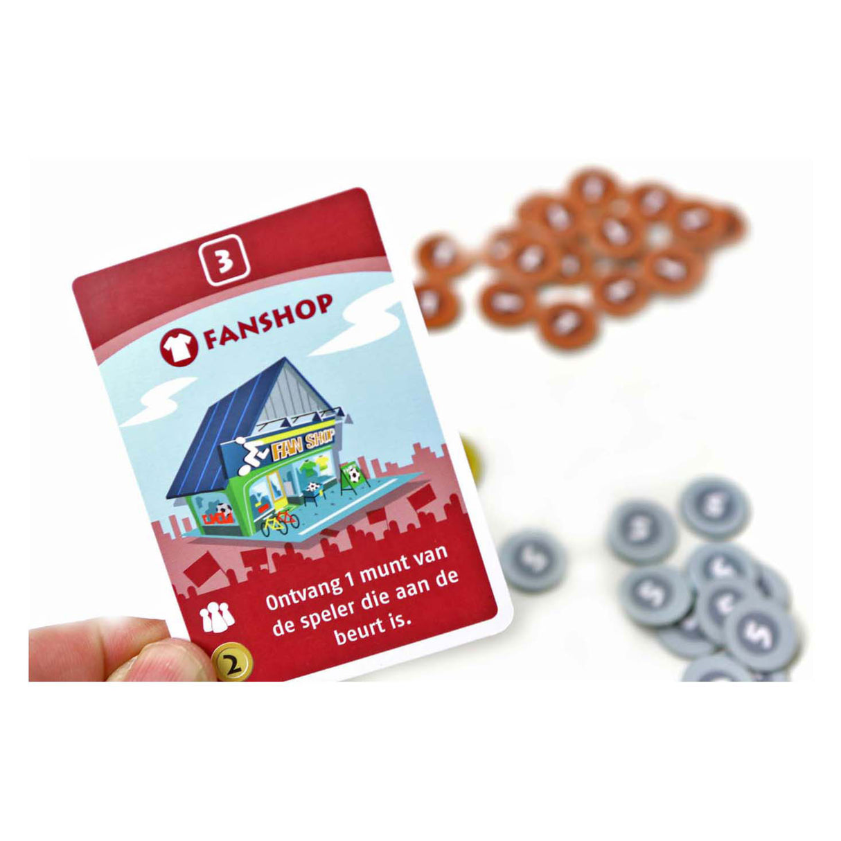 White goblin games machi koro voetbal