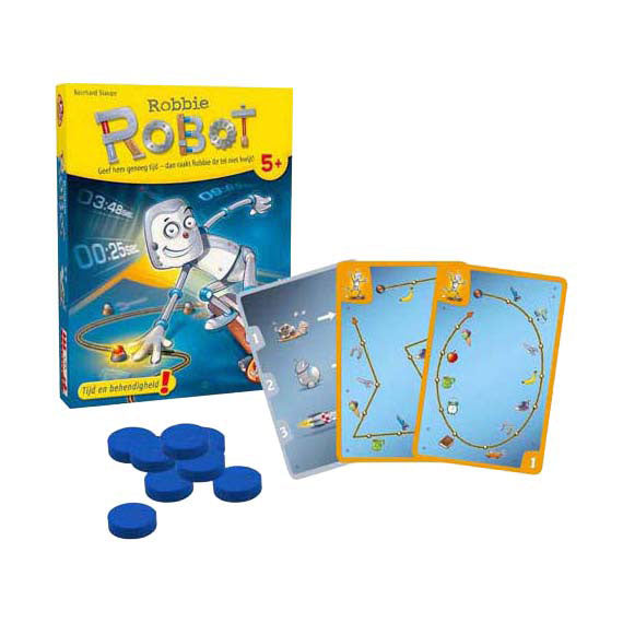 White goblin games robbie robot - gele reeks kaartspel