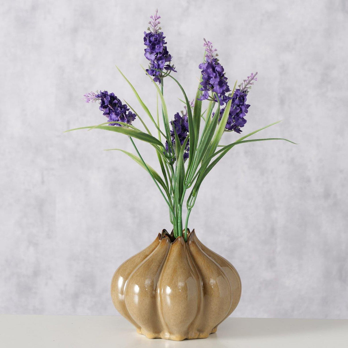 Boltze home vaas bruin ø15,5xh12,3cm