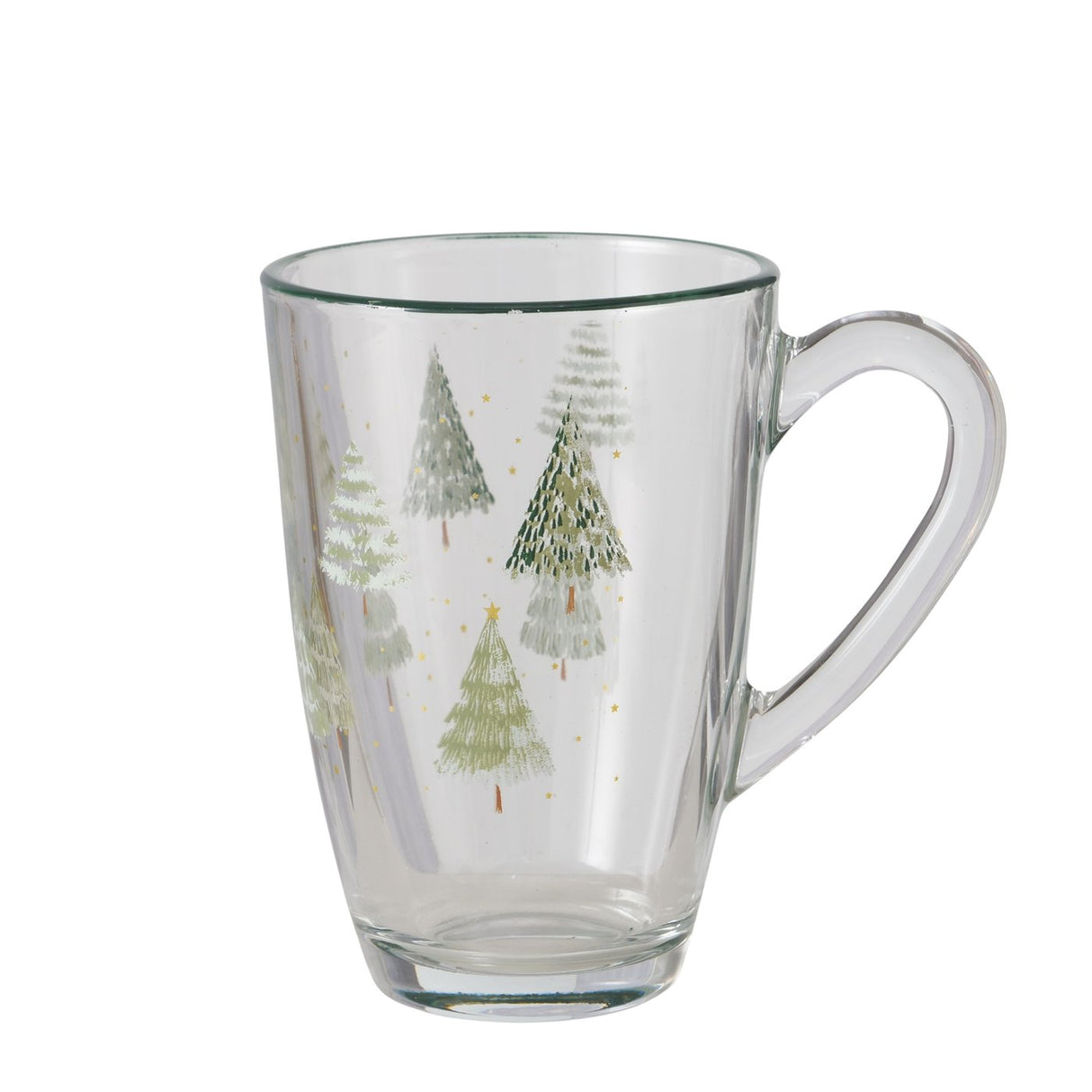Boltze home mug Christmas tree 325ml glass