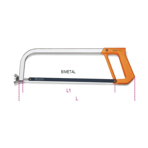 PET rám beta hacksaw veľký