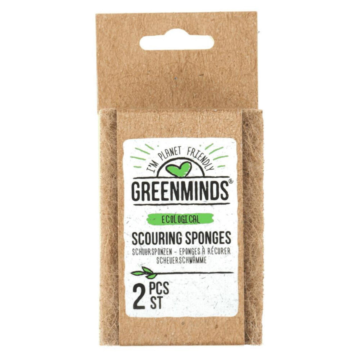 Greenminds schuursponsen 2 st