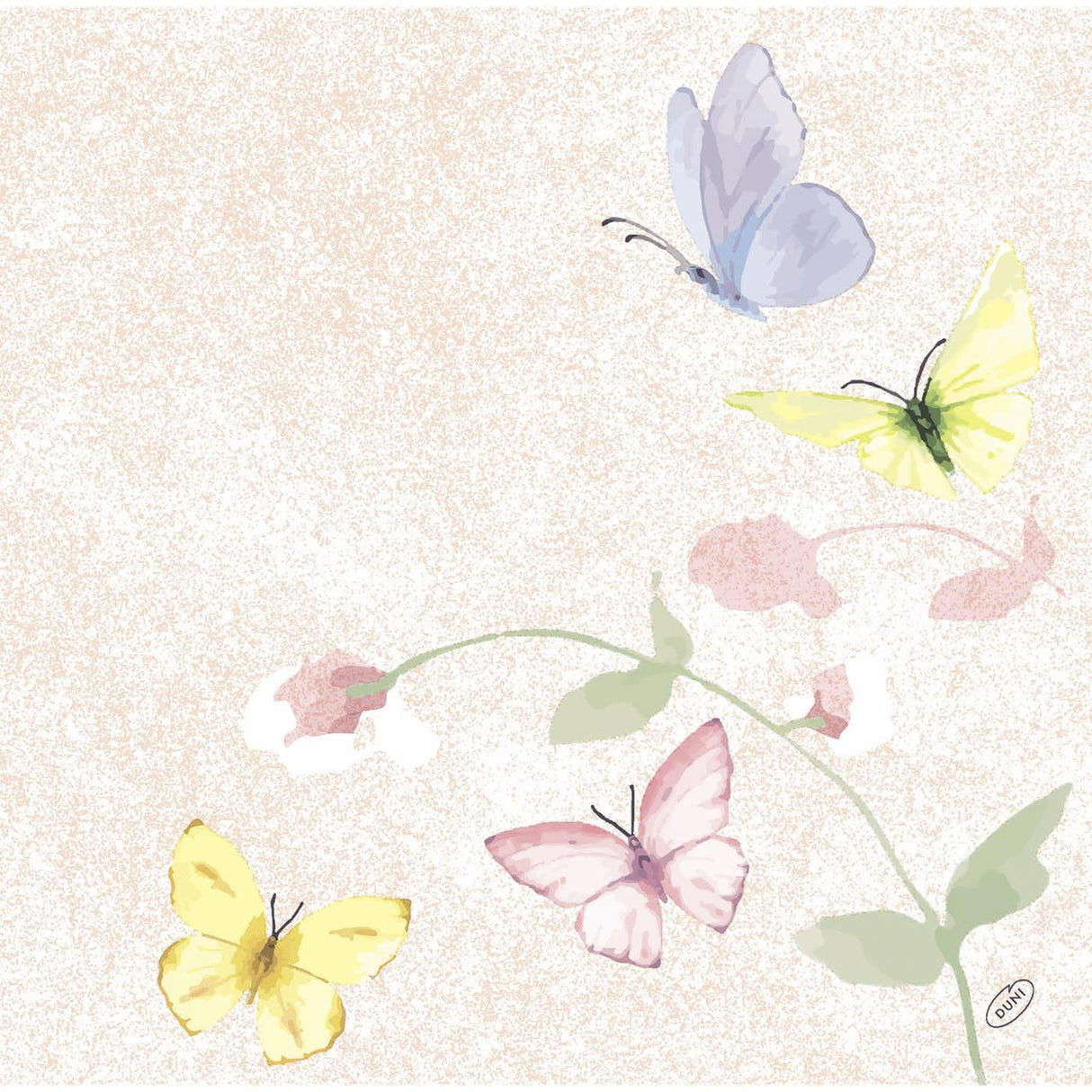 Duni servetten sweet peach 40x40cm