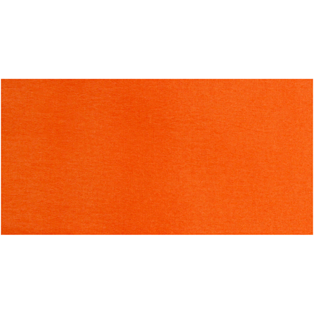 Creativ company crepe paper, sheet 50x250 cm, orange, 10 fold 1 box