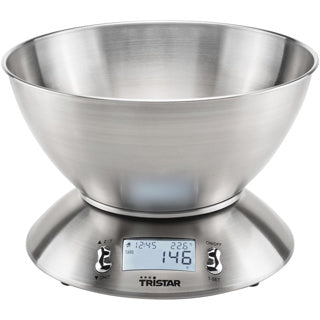 Tristar kitchen scale 5kg 2l with bowl