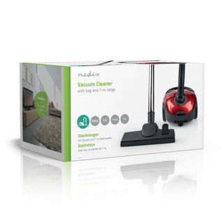 Nedis vacuum cleaner with bag 700w 1.5l