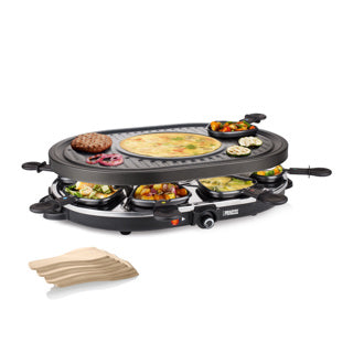 Princess Raclette 8 Oval Grill Party Gourmet
