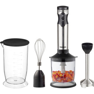 Tomado hand blender set stainless steel black 1000w