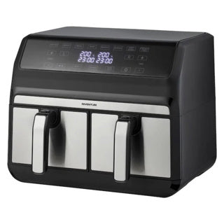 Inventum hot air fryer gf800hld double 2x 4l black 1700w