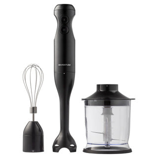 Inventum hand blender set black 350 watt mx350b with whisk and chopper