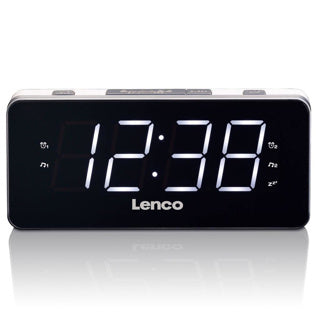 Lenco alarm clock radio LED display