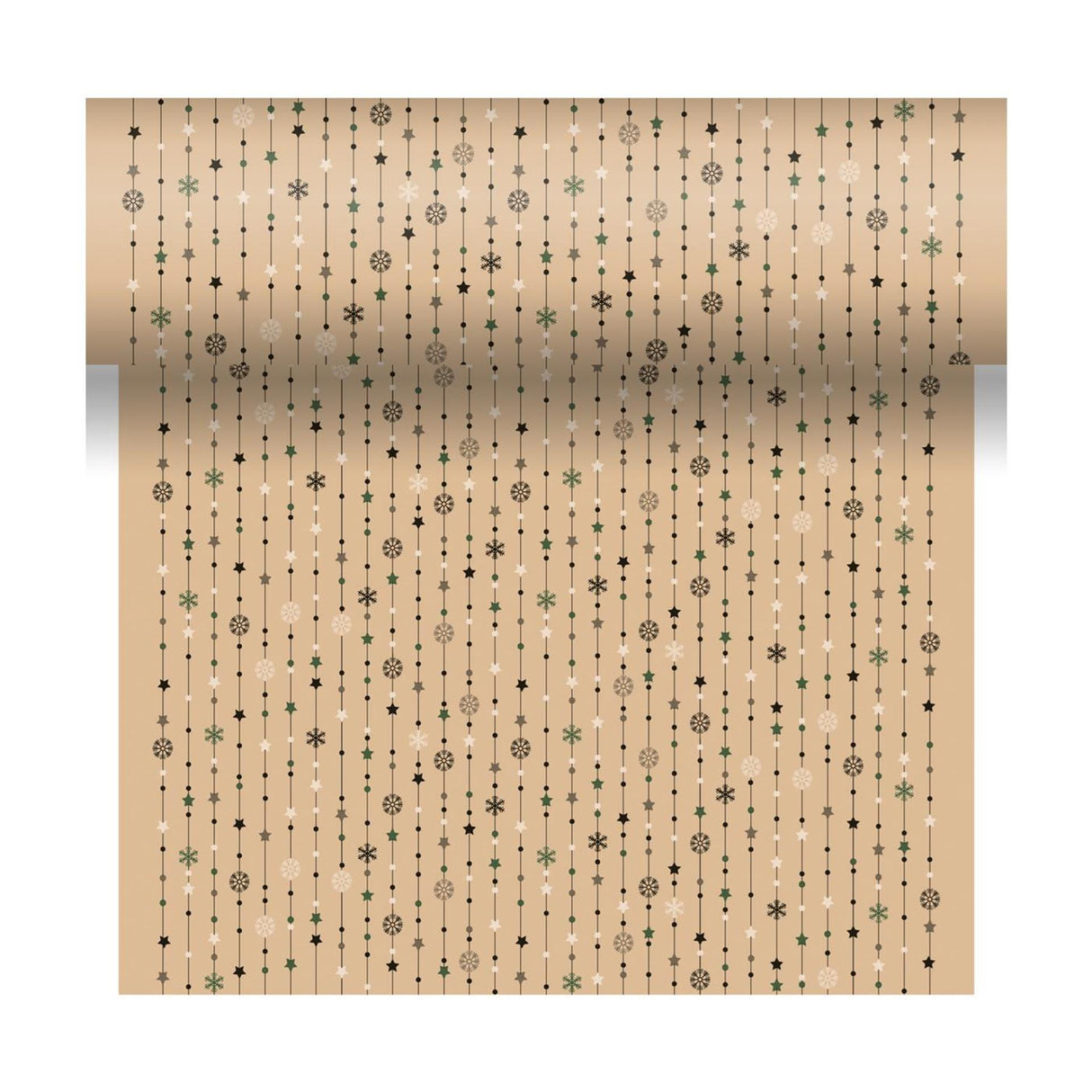 Duni 3-in1 natural yuletid 40x480cm