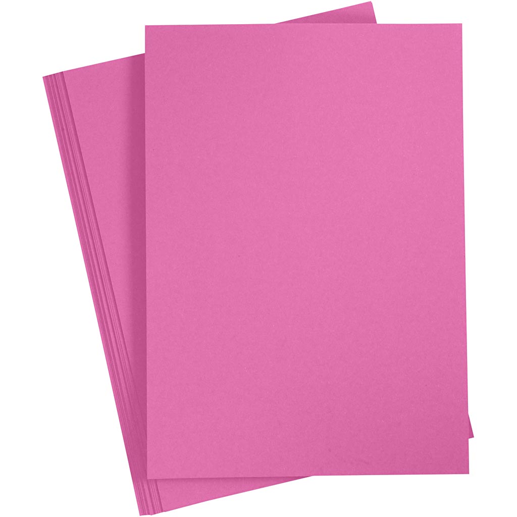 Creativ company colored cardboard, A4, sheet 210x297 mm, 180 g, pink, 20 sheets 1 box