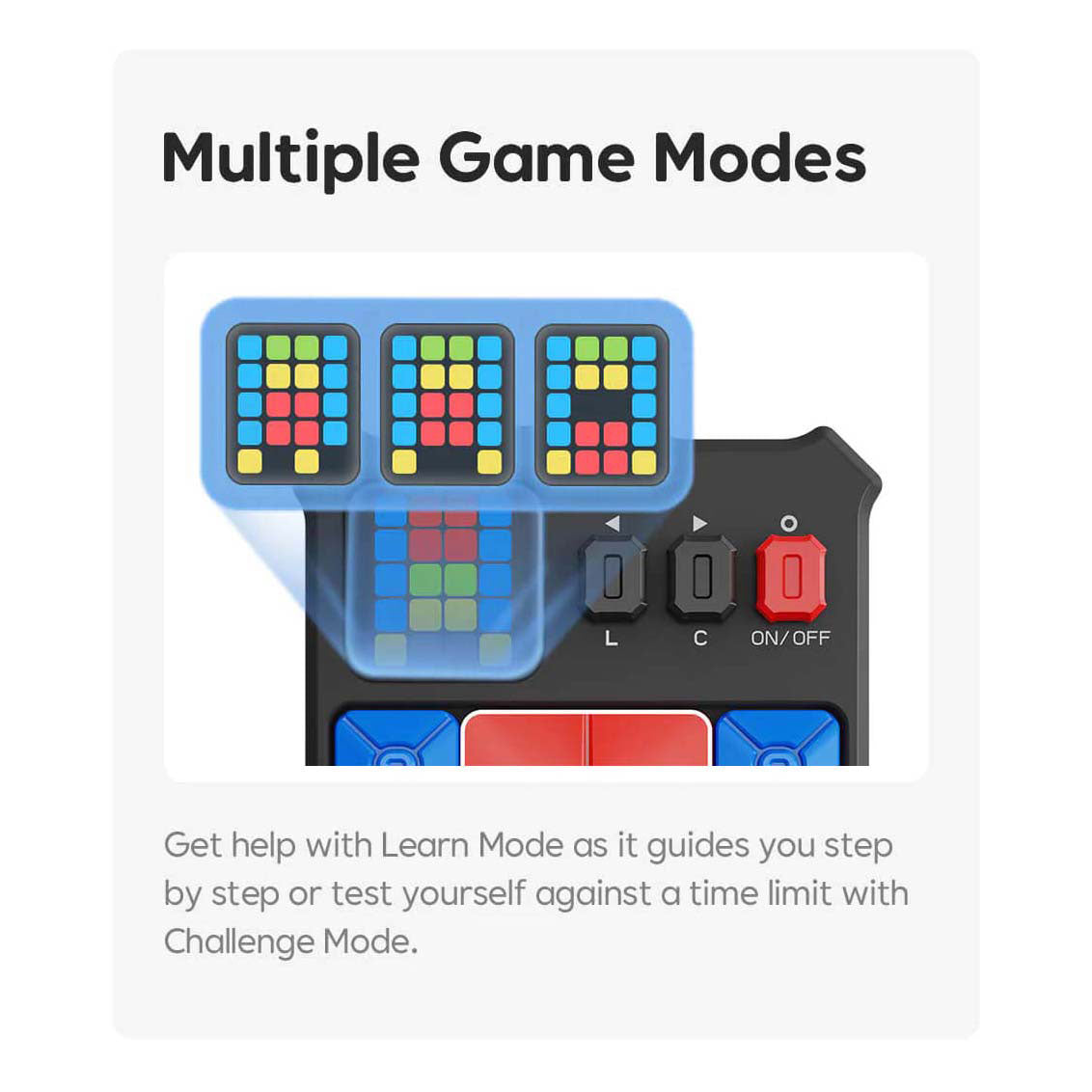 Giiker super slide puzzle game - gray