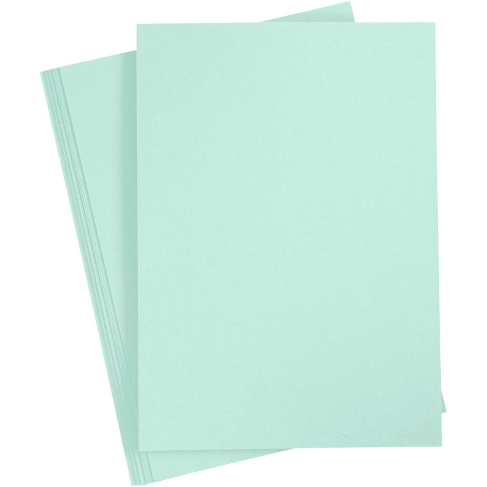 Creativ company cardboard, a4, sheet 210x297 mm, 210 g, pastel green, 10 sheets 1 box