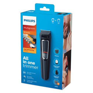 Philips hair clipper mg3740 15 multigroom series 3000 9in1 trimmer