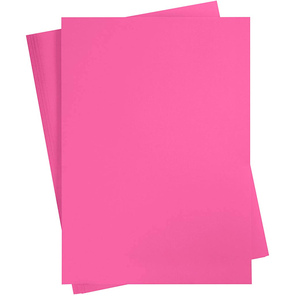 Creativ company colored cardboard, a2, sheet 420x594 mm, 180 gr, pink, 100 sheets 1 box