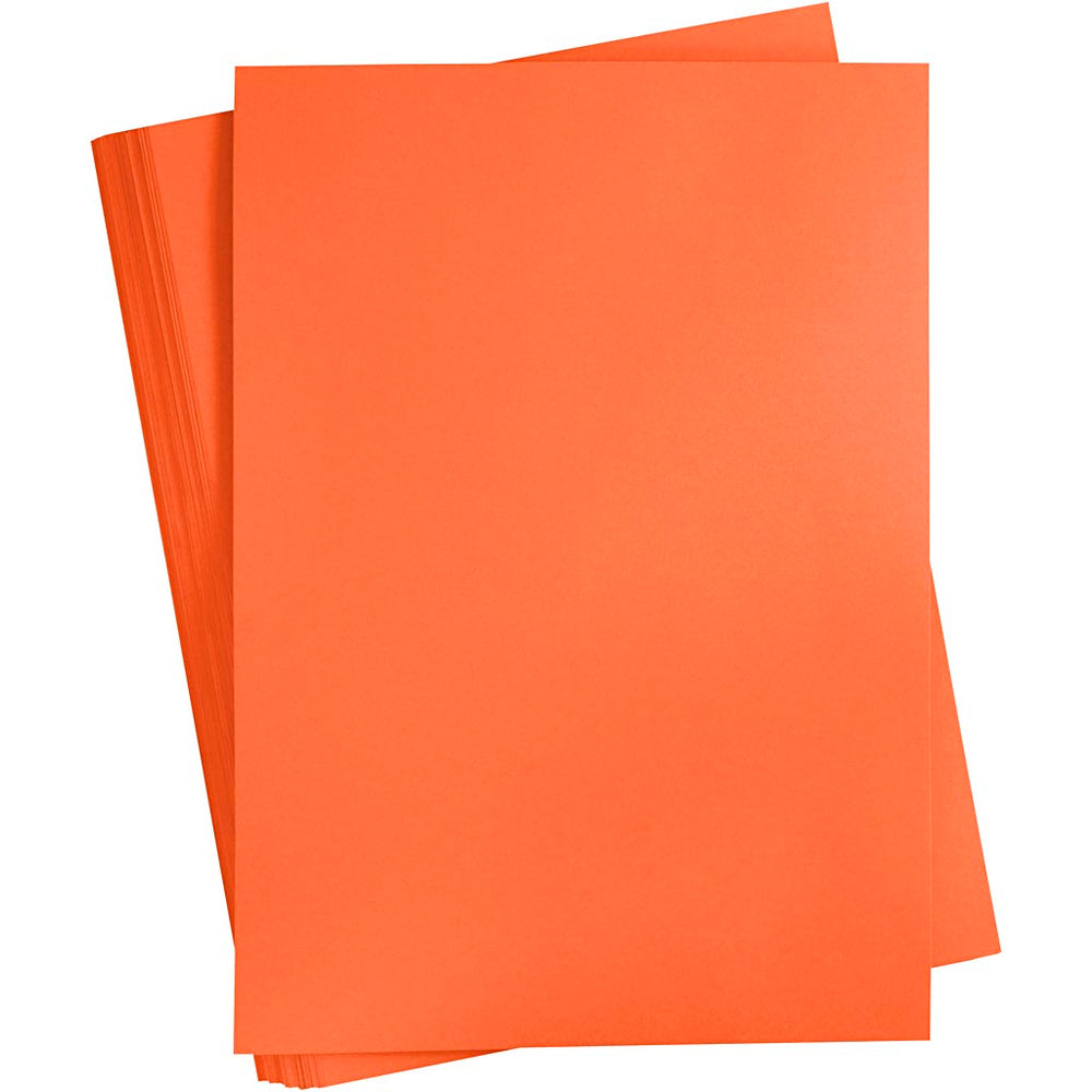 Creativ company colored cardboard, A2, sheet 420x594 mm, 180 g, orange, 100 sheets 1 box