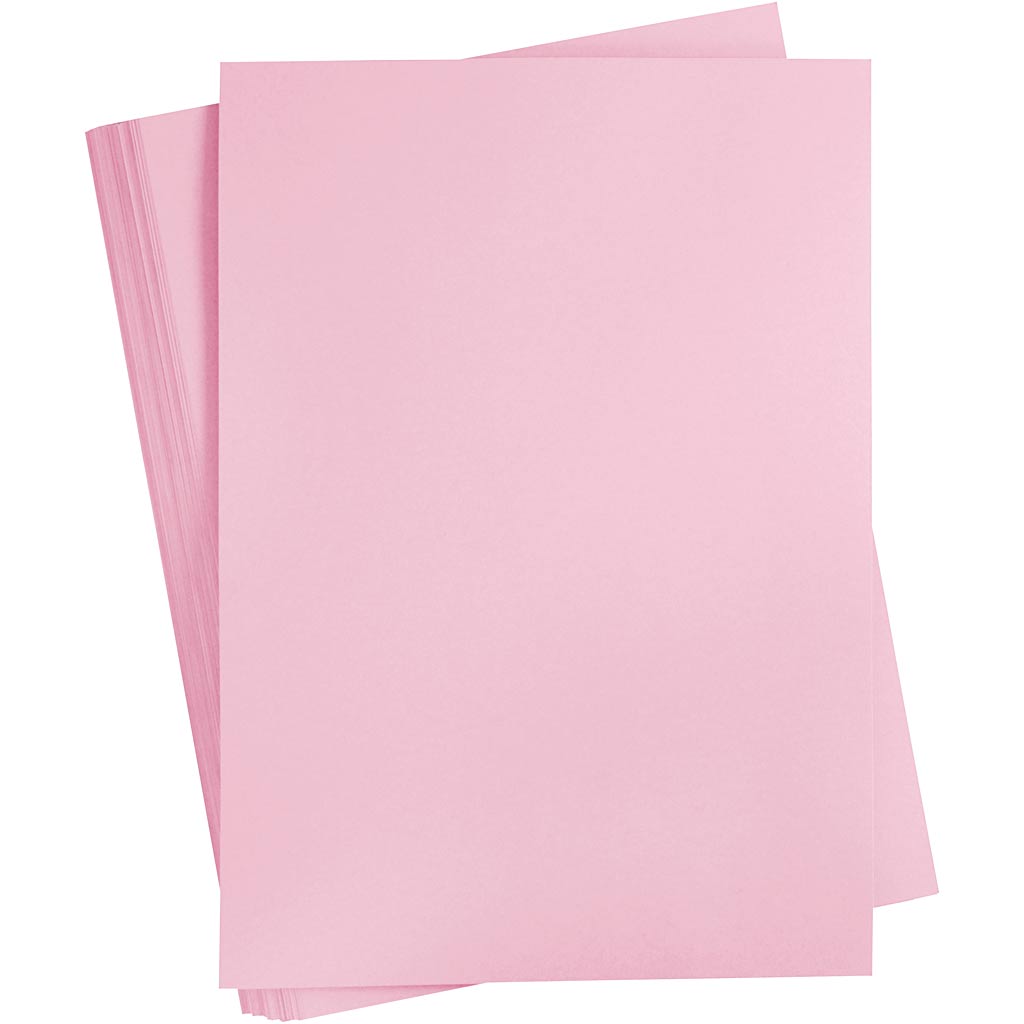 Creativ company colored cardboard, A2, sheet 420x594 mm, 180 g, light pink, 100 sheets 1 box