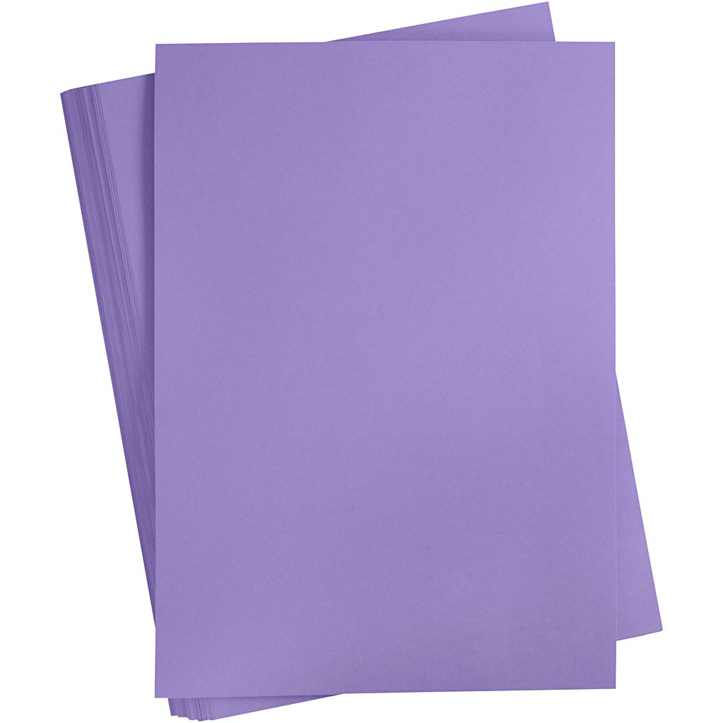 Creativ company colored cardboard, a2, sheet 420x594 mm, 180 gr, purple, 100 sheets 1 box